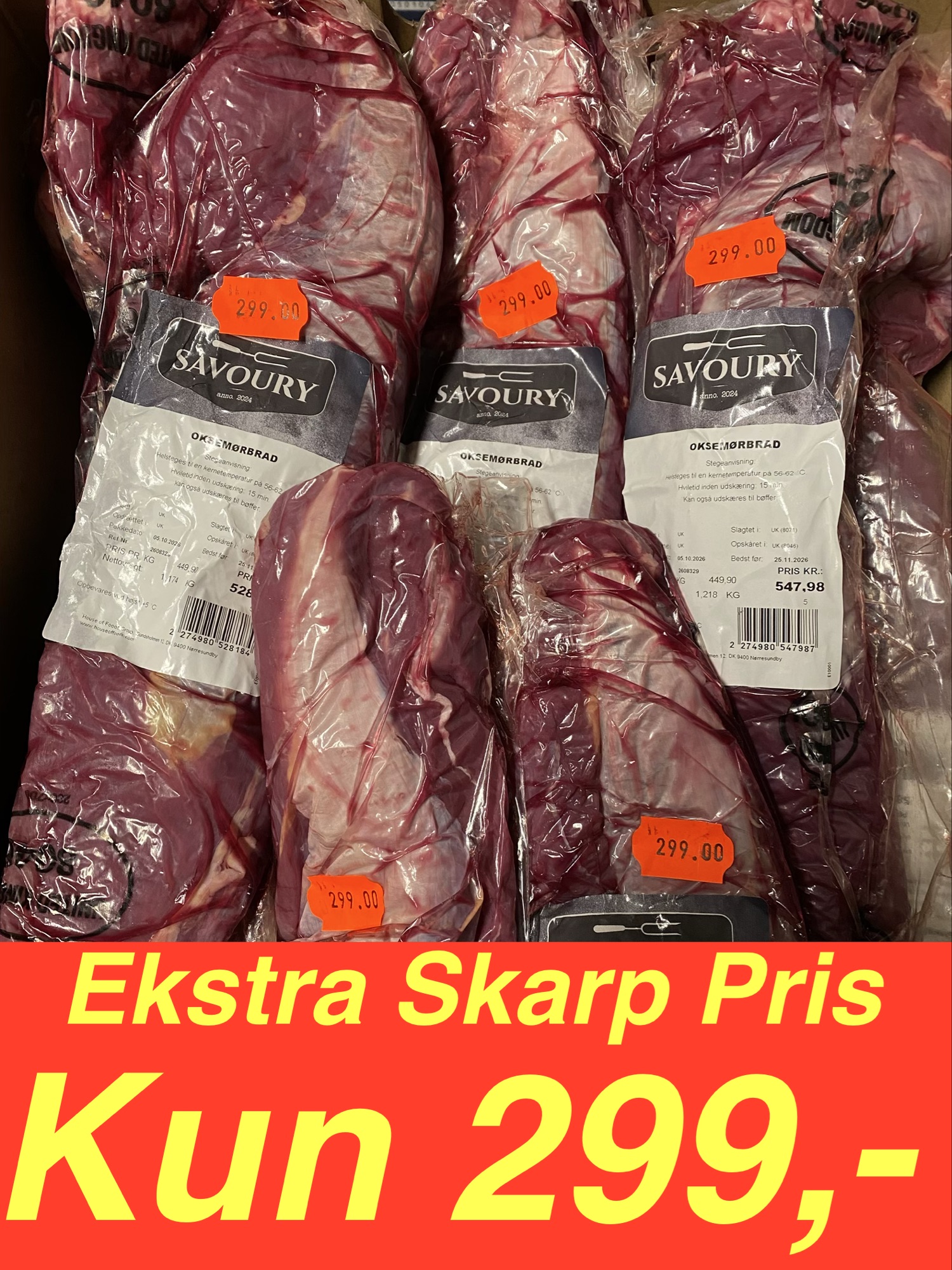 Fersk Oksemørbrad