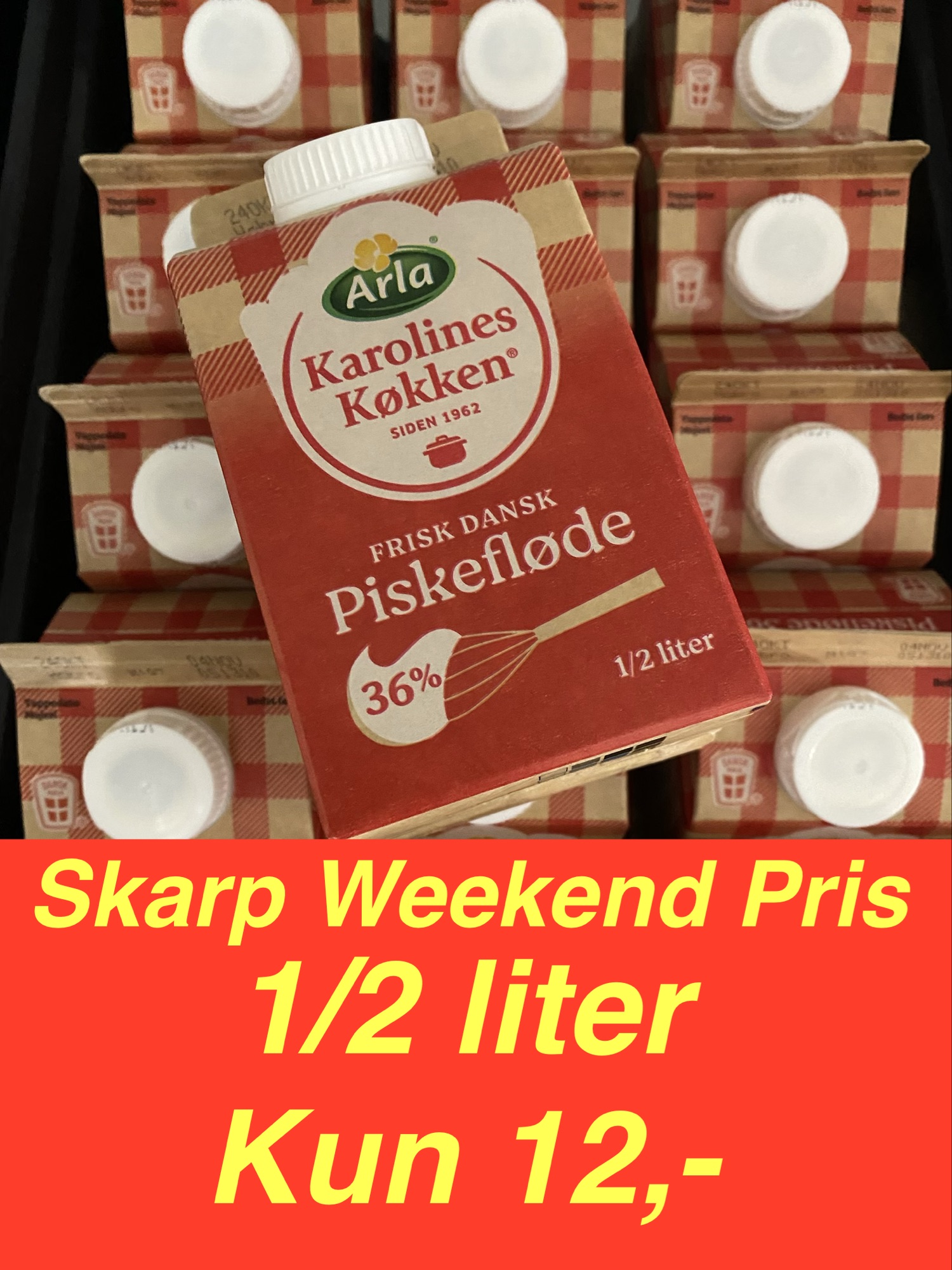 1/2 Liter Karolines Køkken Piskefløde