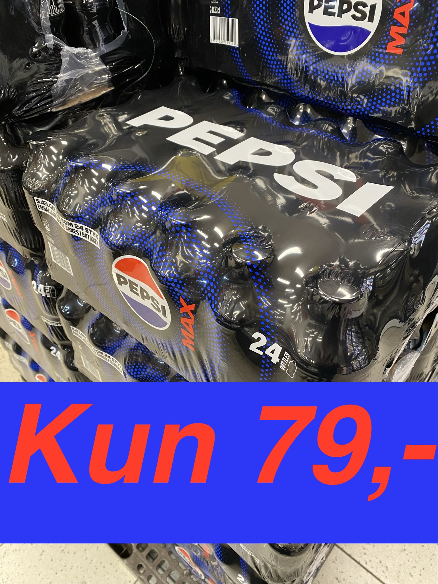 24 flasker Pepsi Max