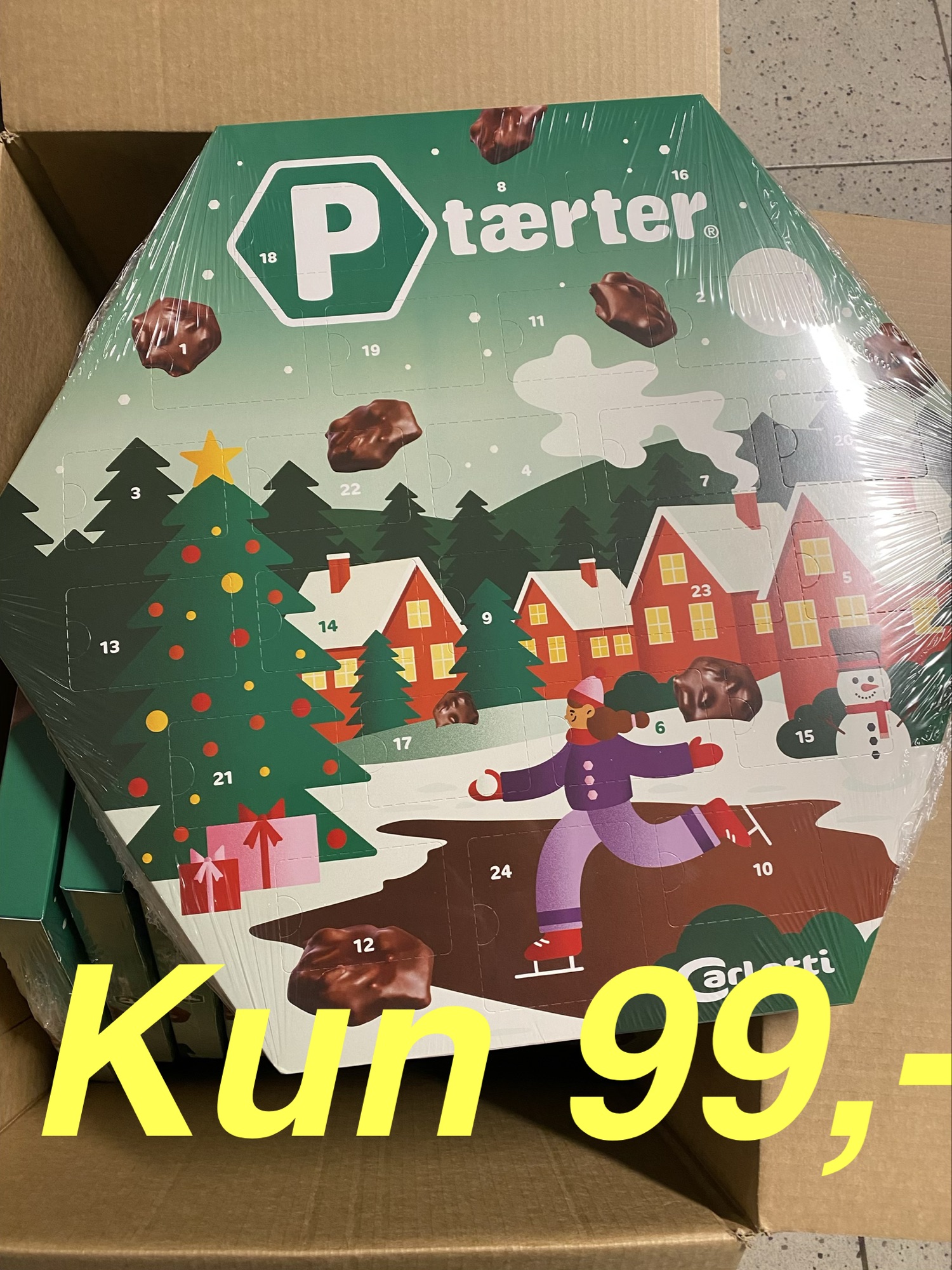 Carletti P-Tærte Julekalender