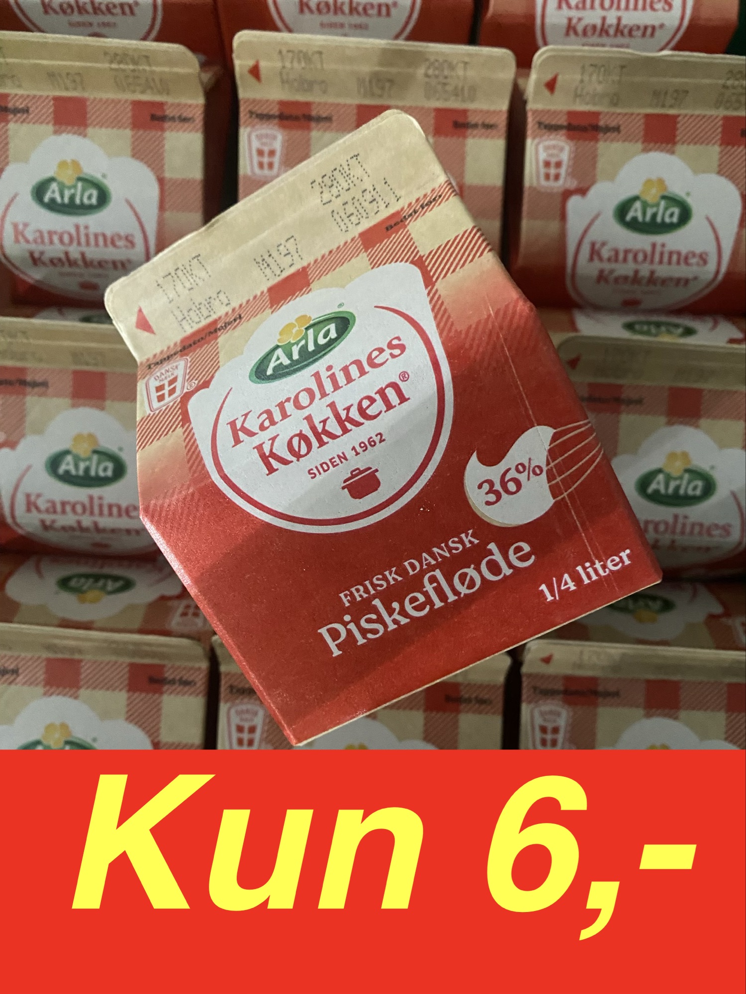 1/4 Liter Karolines Køkken Piskefløde