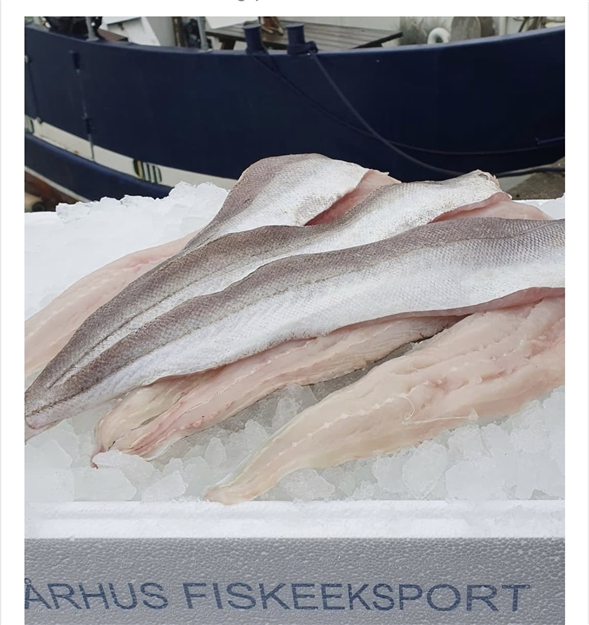 🐟  🐟  1,5 Kg Danske Kulmule fileter med skind 🐟  🐟